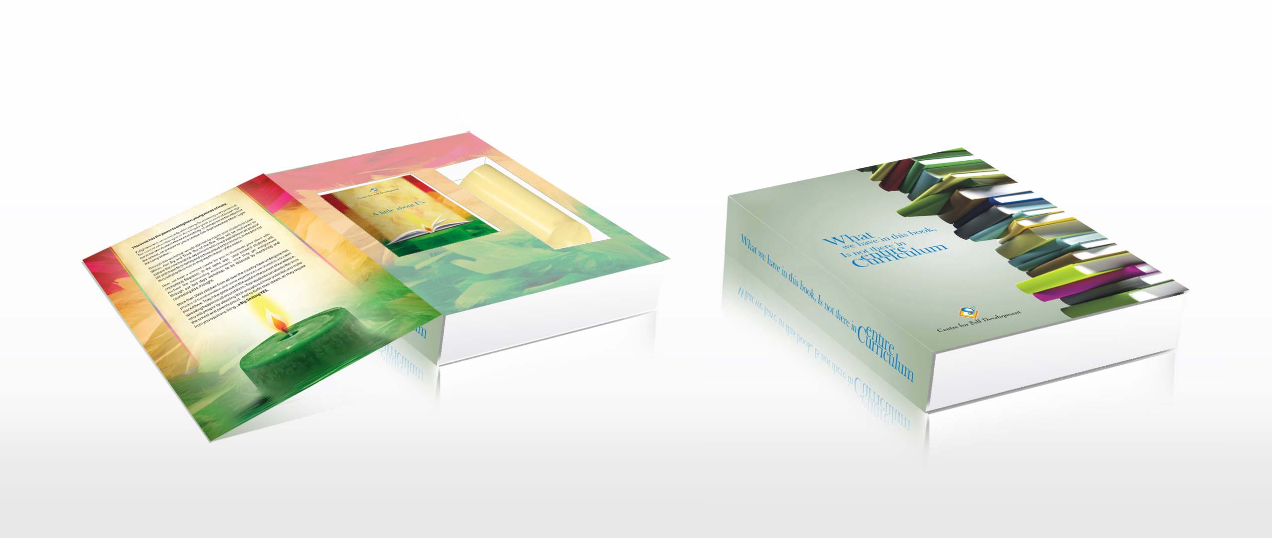 Twwwins Advertising, Pune- Centre for self development ~ direct mailer- Fragrance of enlightenment