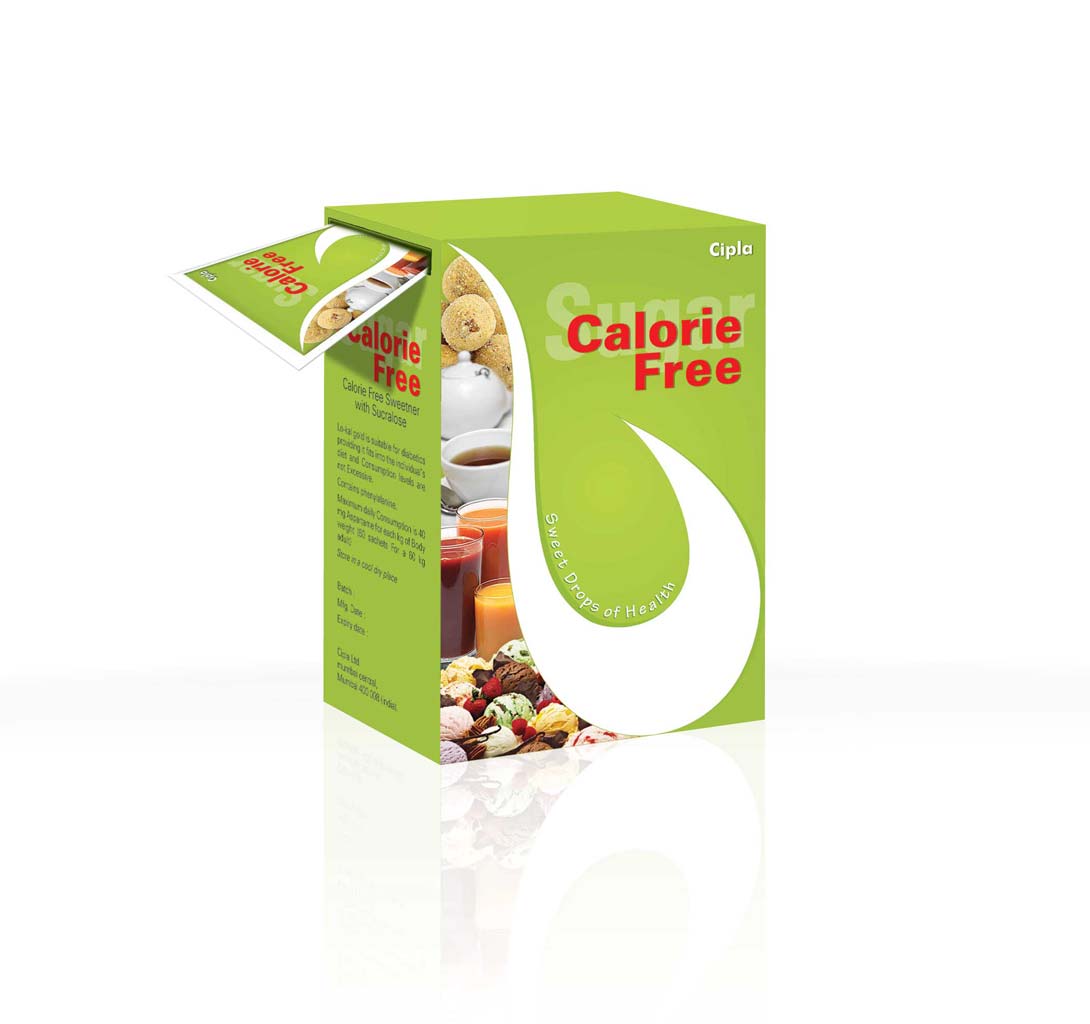 Calorie Free- sachet box Green