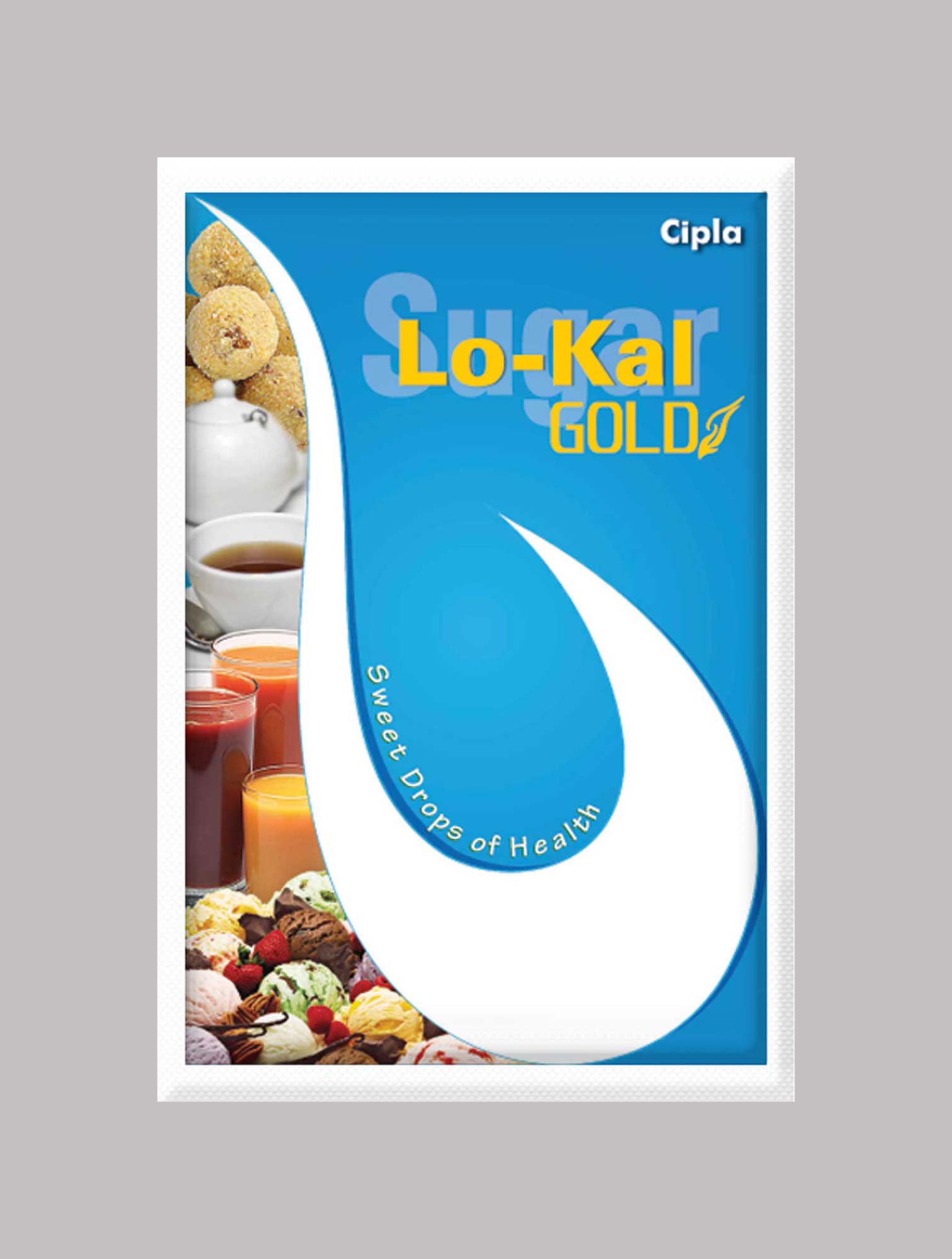 Lo-kal- sachet blue