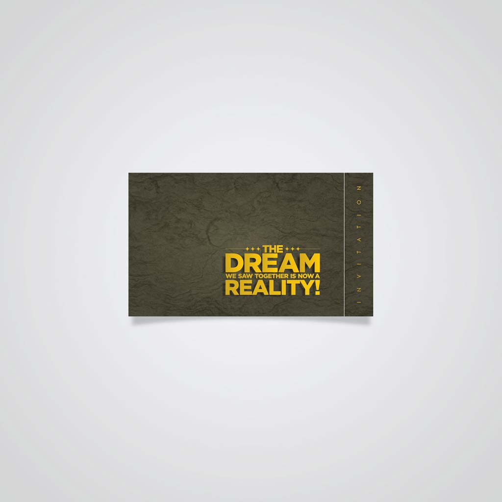 Sample flat invitation