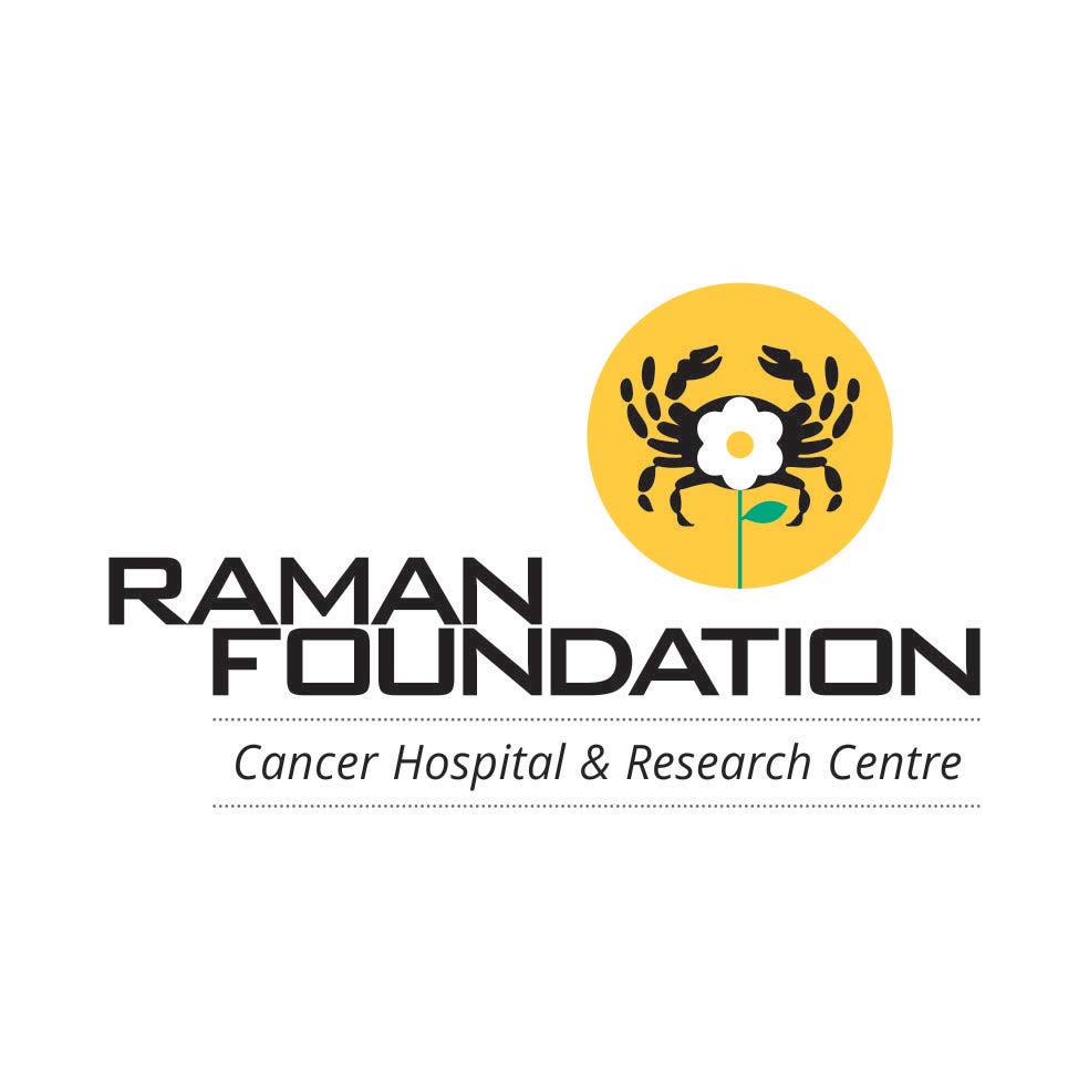 Raman Foundation- cancer hospital and research cenre logo