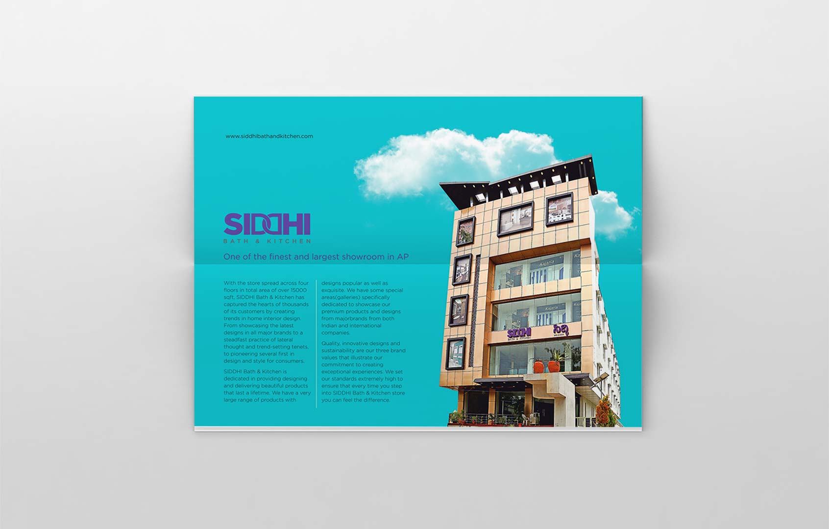 Brochure for Siddhi Bathroom & Kitchen- showroom (zoom)