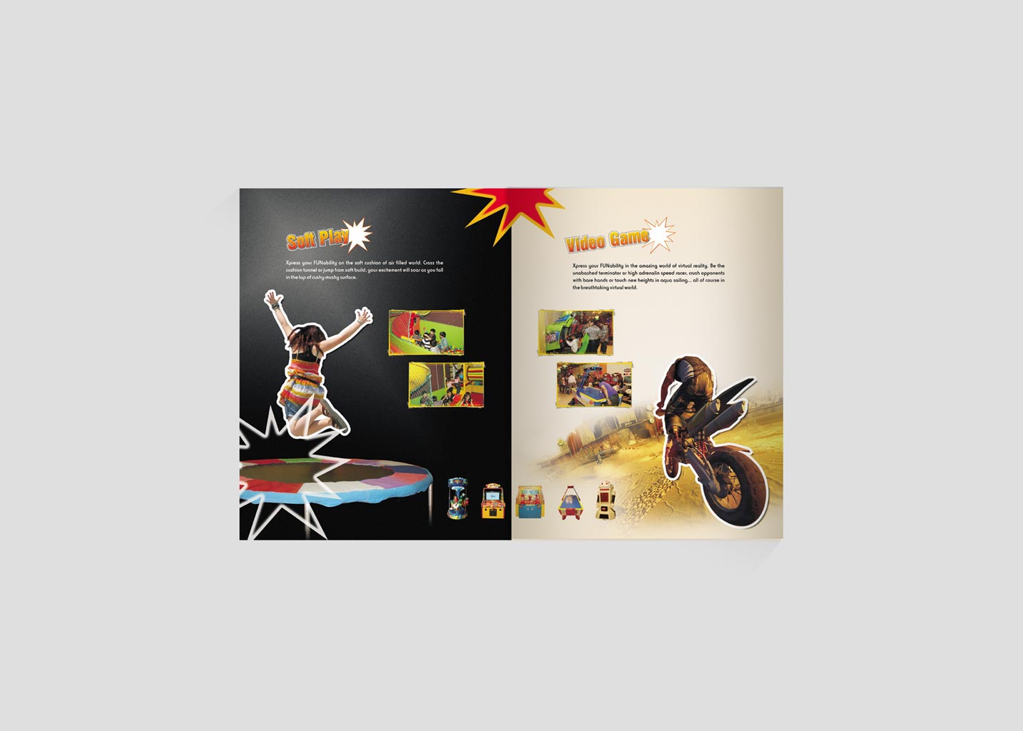 X-fun game zone Brochure- inside pages